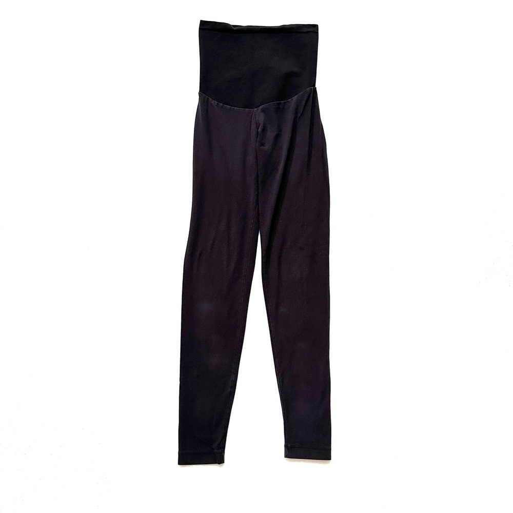 Motherhood Maternity Black High Waist Leggings Size S Comfortable Stretch